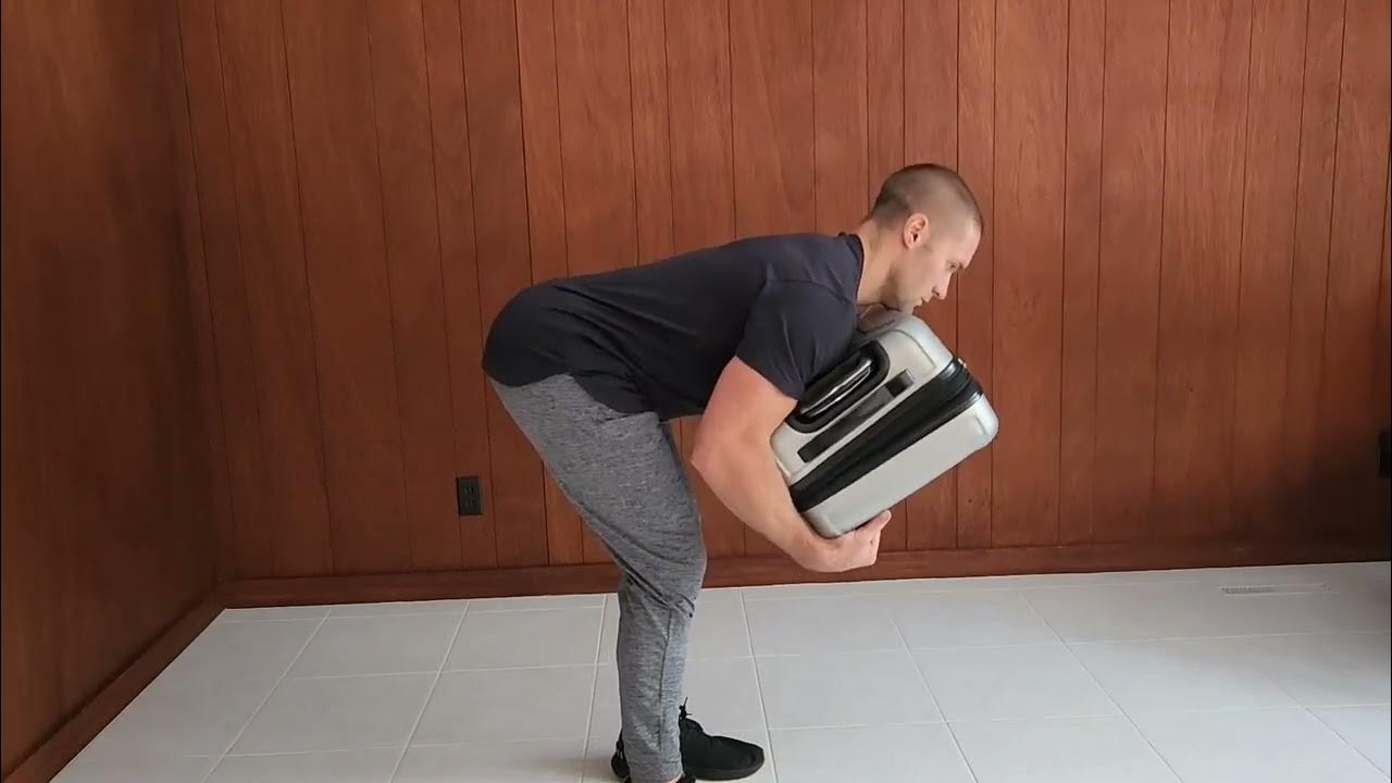 Travel Workout Suitcase Good Morning with Elevator Reps YouTube
