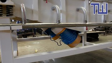 Linear vibrating screen with air cleaning system special design in 2021 year