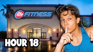 I Spent 24 Hours INSIDE 24 Hour Fitness