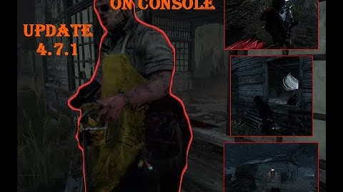 Dead by Daylight 4.7.1 no collision window tech on console