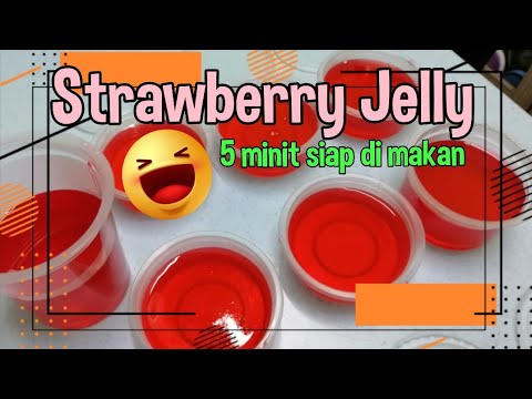 Video: Cara Membuat Jeli Strawberi Untuk Musim Sejuk: Resipi Dengan Foto