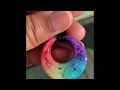 How To Make Rainbow Pendant Using Alcohol Ink And Resin