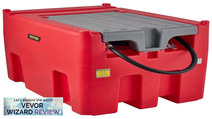 VEVOR Portable Diesel Tank 116 Gallon Capacity & 10 GPM Flow Rate Review