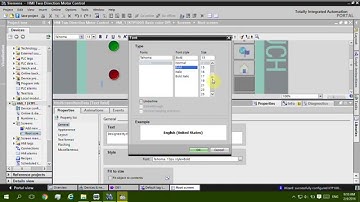 PLC Siemens TIA V13 Tutorial 6 : HMI For Two Direction Motor Control  Using PLC S7- 300