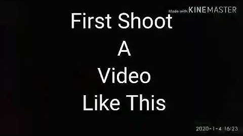How to edit like Zach king in kinemaster