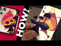 How to make levitating art 3d  popup art  augmented reality ar using procreate and slide ar