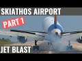 SKIATHOS AIRPORT | PART 1 | AMAZING LANDINGS &amp; TAKEOFF | RUNWAY ACTION | PLANE SPOTTING