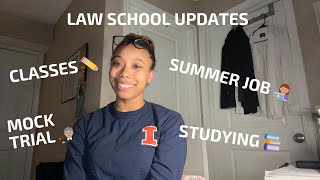 Law School Updates | Summer Job, Classes, Studying, & Mock Trial