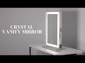 Luvo crystal vanity mirror