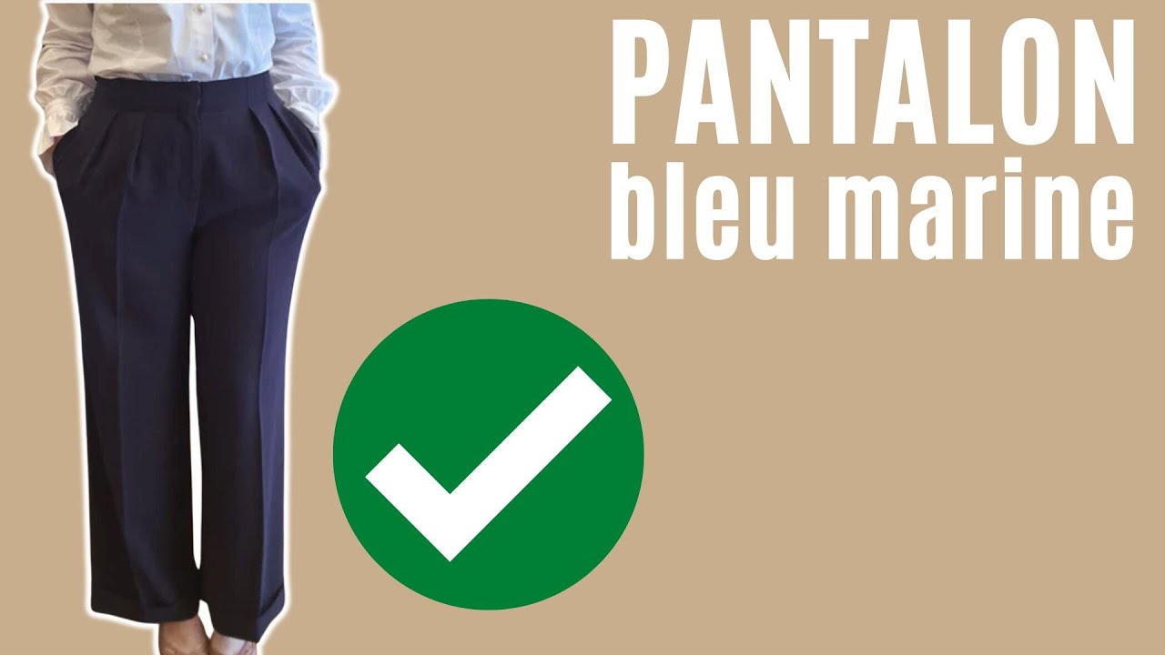 Look Tendance : Comment Porter un Pantalon Bleu Marine - YouTube