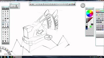 Concept Art Robot Sketching Tutorial (Part 1)