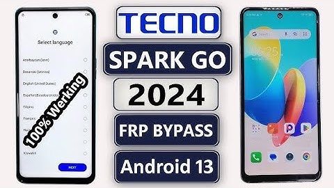 Tecno Spark Go 2024 (BG6) Android 13 Frp Bypass.Unlock Without PC💯Without Activity Launcher