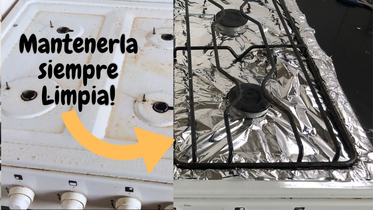 🔥 Como LIMPIAR La Cocina y Mantenerla Limpia con PAPEL ALUMINIO! 🔥 