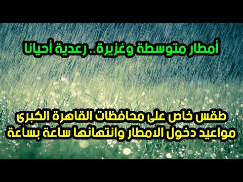 طقس خاص على القاهرة الكبرى وتأثير المطر يوم الثلاثاء 23 فبراير