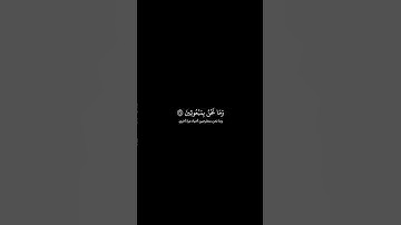 ياسر الدوسري | كروما شاشه سوداء قرآن كريم | تلاوة من سورة المؤمنون