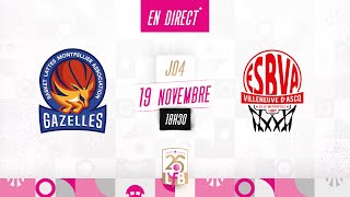 LFB 2022-2023 J4 | Lattes Montpellier - Villeneuve d’Ascq | Match complet