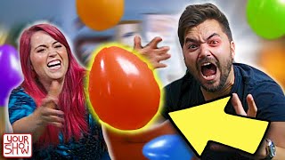 BALLOON ACCIDENT almost BLINDS ELLIOTT MORGAN (actually) | YOUR SHOW