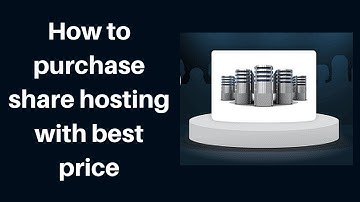 How to purchase share hosting with best price