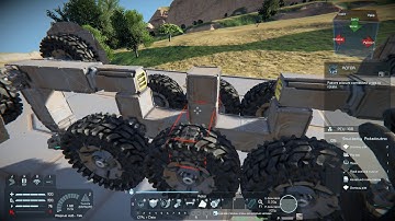 Space Engineers, how to make tank tracks, tutorial.