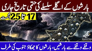 Maghribi Silsilon Ka Jhukao! 🚨 | Barishon Ki Bari Peshgoyi | Tonight To 31 August Weather