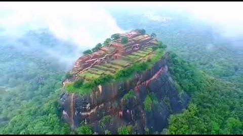 Sigiriya - Ancient Marvel from the Sky! 🚁✨ | Drone View of Sri Lanka