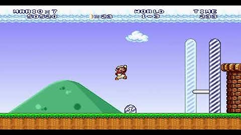 Mario Worker  The New Levels v1.0 (beta) by  TheMarioVariable - World 1 game-play