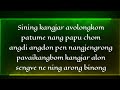 Sining Kangjar Avolongkom(Warklung) -- 🎤🎶Karoeke Track // Full Lyrics Mp3 Song