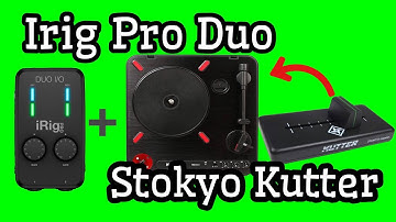 How to connect Irig Pro Duo to Stokyo Kutter with Numark Pt01s 👉watch til the end👈