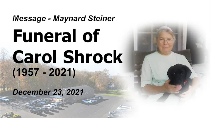 Dec 23, 2021 Carol Shrock's Funeral