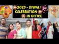 Diwali celebration in office 2023 tech2globe office diwalispecial diwalirangoli diwali2023 vlog