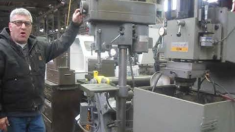 15" clausing Variable speed drill, model 1688, Michael fine machinery