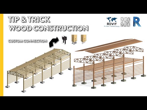 Learn how to make Wood construction in Revit