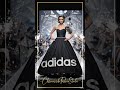 Haute Couture Meets Streetwear: Adidas Ballgown | AI Fashion Runway ✨🖤
