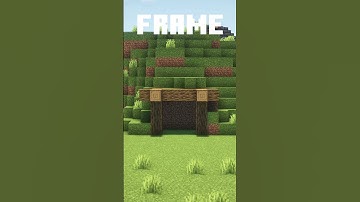 The 8 steps to a Mine Entrance in Minecraft  #minecraft #minecraftbuilding #shorts #gaming