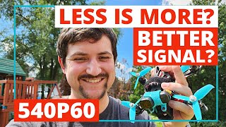 Does HDZero 540p60 improve signal How does it work Low-band