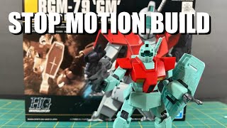 RGM-79 'GM' EFSF Mass Productive Mobile Suit - Stop Motion Gundam Build