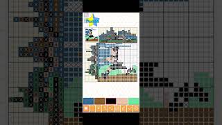 #何ができるかなー？ #ひたすら #ロジック #暇つぶし #暇つぶし動画 #パズルゲーム #ピクロス #shorts #飛脚 screenshot 4