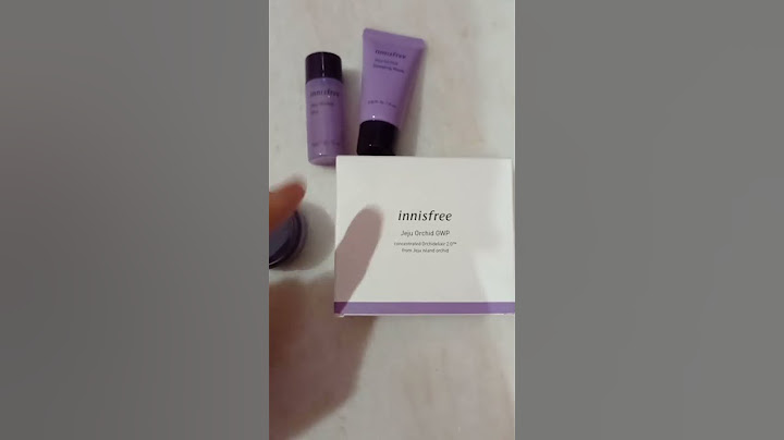 Innisfree jeju orchid special kit review