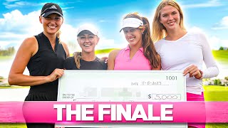 The MOST INTENSE Girls Golf MONEY GAME! $5,000 Legally Blondes VS Soflo Girls screenshot 4