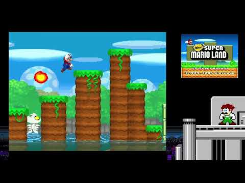 New Super Mario Land SNES Homebrew v1.5 (both loops)