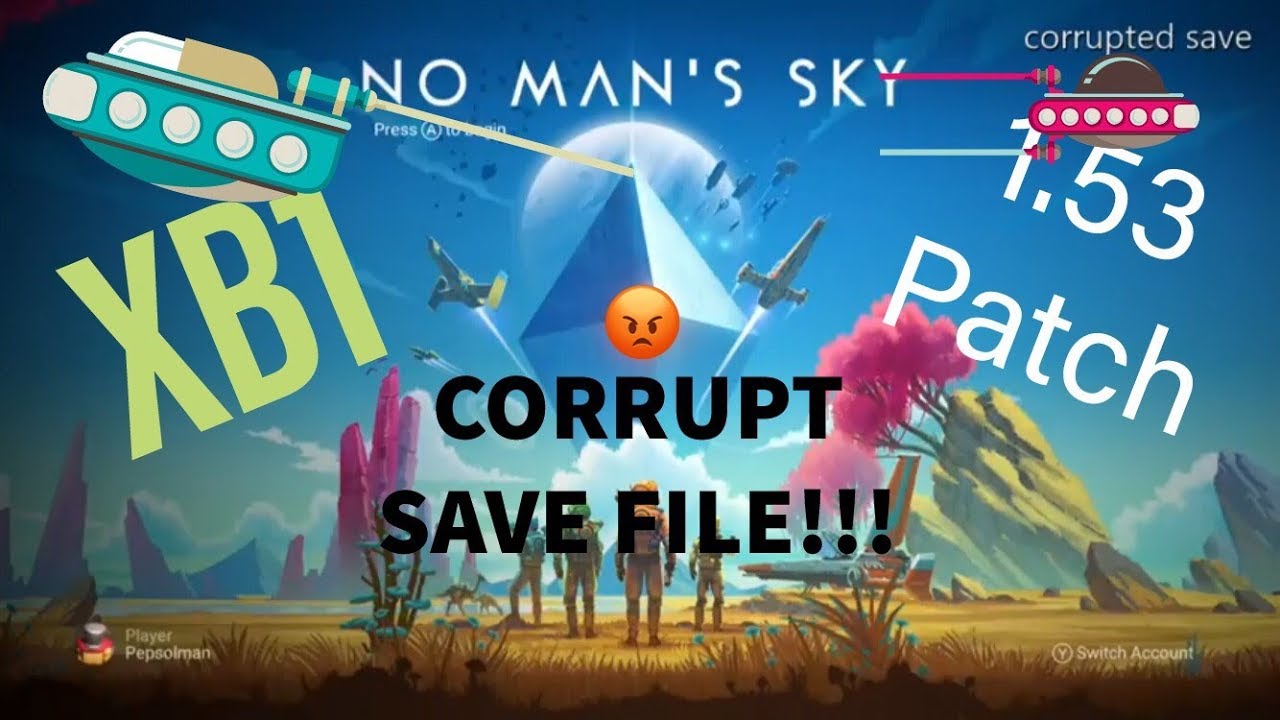 No Man's Sky post 1.53 corrupt save - YouTube