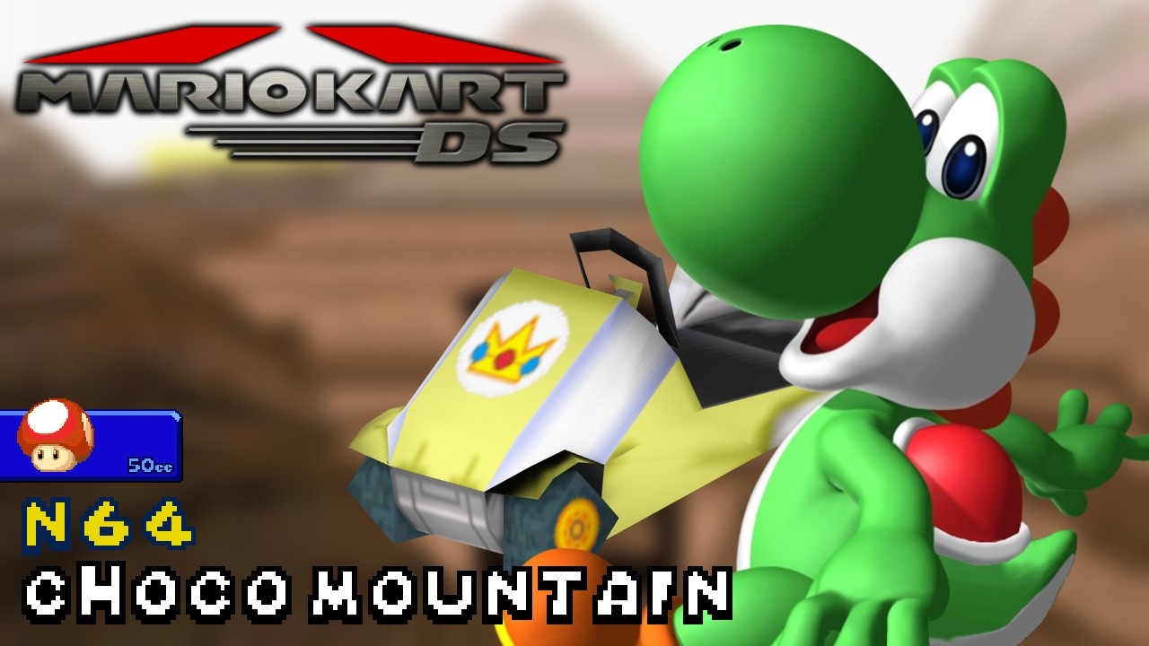 Mario Kart DS - 50cc - Yoshi - Light Tripper - N64 Choco Mountain | Ep. 3738