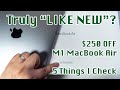 Refurbished M1 MacBook Air Unboxing and 5 Things I Check | Best Deal on a M1 Mac!