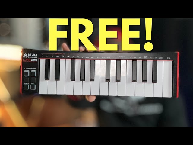 🎹 I'm Giving This Away FREE! (Watch Till The End!) |Akai LPK25
