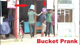 bucket prank with street public 2020!