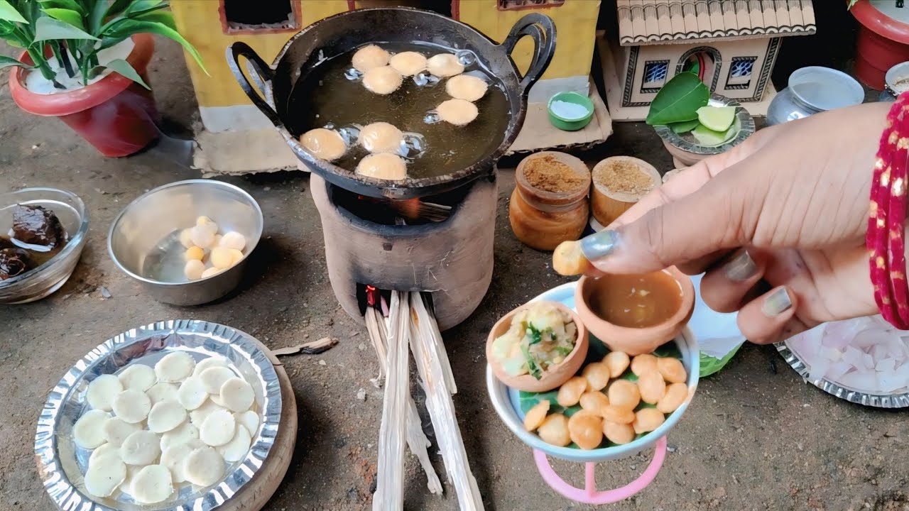 Miniature Panipuri|| Golgappa Recipe|Ranna Bati