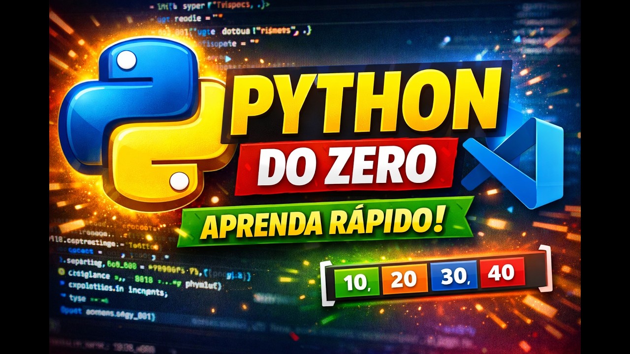 Aprenda Python do Zero: Variáveis, Listas e VS Code na Prática - YouTube