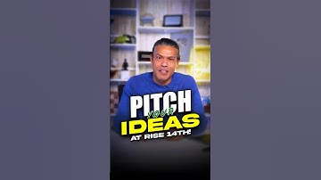 Pitch Your Ideas at Rise 14th! 🤵💼 Future Awaits at RISE 🌟| Sidd Ahmed
