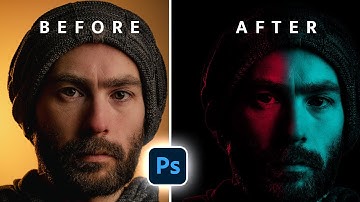 Simple Way To Apply a DUAL LIGHTING Effect In Photoshop!