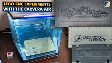 My First LEGO CNC Adventure! Carvera Air + LEGO Engraving